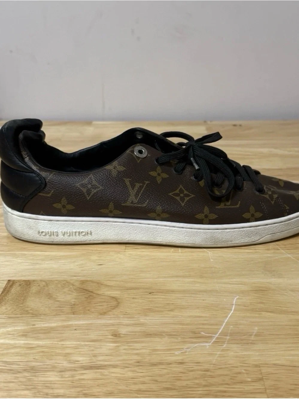 Louis Vuitton Luxembourg Canvas Monogram Sneakers Mens UK 7 US 8 - Picture 7 of 10